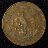 Mexico ESTADOS UNIDOS MEXICANOS Bronze 1944 20 Centavos  KM# 439 (27 583)