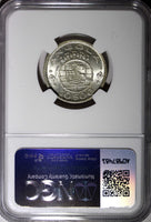 ANGOLA Portuguese Colony Silver 1955 10 Escudos NGC MS66 GEM BU  KM# 73 (026)