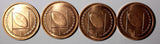 Isle Of Man Elizabeth II 1997 1 Penny Rugby Ball UNC KM# 588 RANDOM PICK (1 C)