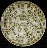 GUATEMALA Silver 1957 10 Centavos KM# 256.2 (24 577)