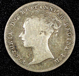 Great Britain Victoria Silver 1855 4 Pence Mintage-646,000 Toned KM# 731.1 (867)