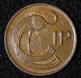 Ireland Republic Bronze 1980 1 Penny KM# 20 (28 655)
