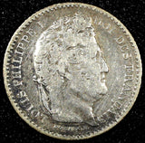 FRANCE Louis Philippe I Silver 1846 A 25 Centimes Paris Mint KM# 755.1 (24 700)