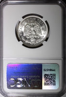 Mexico ESTADOS UNIDOS Silver 1944 M 50 Centavos NGC MS66 GEM BU KM# 447 (038)
