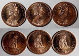 Gibraltar Elizabeth II 2004 1 Penny British Occupation BU KM#1046 RANDOM PICK