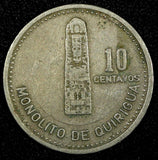 GUATEMALA Copper-Nickel 1980 10 Centavos  KM# 277.3 (24 629)