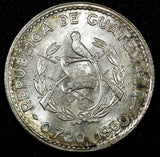 GUATEMALA Silver 1960 10 Centavos 1st Year Type ch.UNC Toned KM# 262 (24 589)