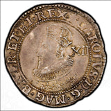 GREAT BRITAIN Charles I Silver 1625 SHILLING PCGS XF45 RARE TOP GRADED S-2781