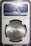 Romania Mihai I Silver 1941 500 Lei Bessarabia Reunion 37 mm NGC MS61 KM# 60 (9)