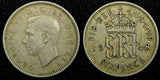 Great Britain George VI Copper-Nickel 1949 6 Pence KM# 875 (24 241)