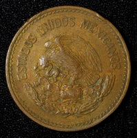Mexico ESTADOS UNIDOS MEXICANOS Bronze 1954 20 Centavos KM# 439 (27 575)