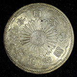 JAPAN Shōwa Silver Year 9 (1934)  50 Sen Nice Toned Y# 50 ( 27 245)
