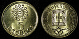 Portugal 1998 5 Escudos Lisbon Mint GEM BU KM# 632 RANDOM PICK (1 Coin) (27 915)