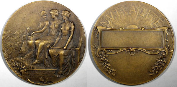 FRANCE Bronze Medal ND by J.P. Legastelois  50.3 mm, 56.58 g. (23 912)