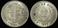 GUATEMALA Copper-Nickel  1985  5 Centavos Guatemala City Mint KM# 276.3 (24 681)