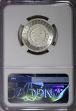 BRAZIL Silver 1889 500 Reis Liberty Head NGC MS64 1 Year Type KM# 494 (003)