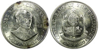 Philippines Silver 1961 1 Peso Birth of Dr. Jose Rizal  38mm KM# 192 (24 400)