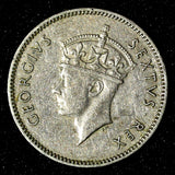 East Africa George VI Copper-Nickel 1948 50 Cents 1st Year Type KM# 30 (28 688)