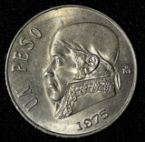 MEXICO 1975 Mo  Peso José Maria Teclo Morelos UNC KM# 460 (30 104)