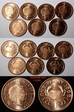 Guernsey Elizabeth II 1998 1 Penny Edible Crab KM# 89 UNC RANDOM PICK 1 Coin (8)