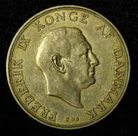 Denmark Frederik IX  1956 C S 2 Kroner  31mm 1st Year Type  KM# 838.2 (27 719)