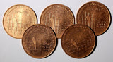 Jordan Hussein bin Talal  AH1416 (1996) 1 Qirsh UNC KM# 56 RANDOM PICK 1 Coin(7)
