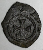 SICILY Italian states Manfred (1258-1266) Billon 1 Denaro 0.49g. (26 660)