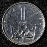 Czech Republic 2018 1 Koruna UNC KM# 7 RANDOM PICK (1 Coin) (27 922)