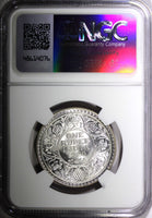 India-British George V Silver 1920 (C) Rupee NGC MS62 Calcutta Mint KM# 524 (07)