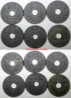 FRANCE  Zinc 1942 20 Centimes WWII Issue KM# 900.1 RANDOM PICK ( 1 COIN ) (933)