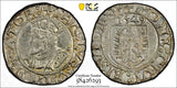 Germany BESANCON Charles V Silver 1549 Carolus PCGS AU58 MB# 6 NICE TONED  (93)