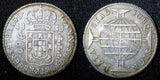 BRAZIL João  Silver 1813 B 960 Reis Bahia Struck over 8 Reales XF KM# 307.1 (0)
