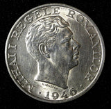 ROMANIA Mihai I Silver 1946 25000 Lei 32mm 1 Year Type aUNC KM# 70 (27 635)
