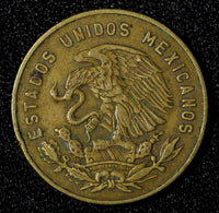 MEXICO Bronze 1964 Mo 5 Centavos Large type KM# 426 (27 420)