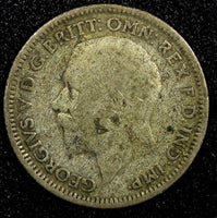 Great Britain George V (1910-1936) Silver 1929 6 Pence KM# 832 (24 191)