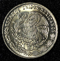 Mexico Copper-Nickel 1974 Mo  20 Centavos 1st Year Type UNC KM# 442 (27 994)