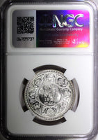 India-British George V Silver 1920 (C) Rupee NGC MS64 Calcutta Mint KM# 524 (05)