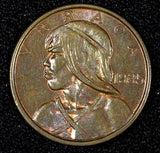 PANAMA Bronze 1935 1 Centesimo Mintage-200.000 SCARCE DATE UNC KM# 14 (27 401)