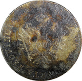 Italian States VENICE Francis II Silver 1801 2 Lire Deep Toned KM# 785 (23 496)