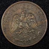 MEXICO ESTADOS UNIDOS MEXICANOS Bronze 1906 2 Centavos XF Toned KM# 419 (27 172)