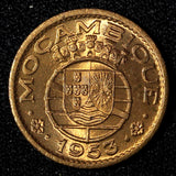 Mozambique Portuguese Colony Bronze 1953 50 Centavos UNC KM# 81 (27 670)