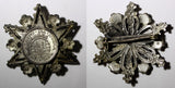 India-Portuguese Brooch 1959 60 Centavos Signed " Lisner" KM# 32 (29 019)