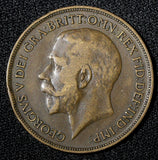 Great Britain George V (1910-1936) Bronze 1915 1 Penny KM# 810 (28 927)