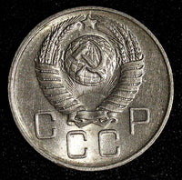 RUSSIA USSR Copper-Nickel 1957 20 Kopeks  UNC Y# 125 (27 700)