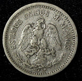 Mexico ESTADOS UNIDOS MEXICANOS Nickel 1906 M 5 Centavos KM# 421 (27 481)