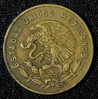 MEXICO Bronze 1961 Mo 5 Centavos Large type KM# 426 (27 908)