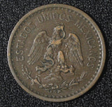 Mexico ESTADOS UNIDOS MEXICANOS Bronze 1906 1 Centavo narrow date KM# 415 (875)