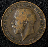 Great Britain George V 1918 H 1 Penny Ralph Heaton & Sons Birmingham KM#810 (34)