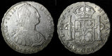 Bolivia Charles IV Silver 1808 PTS PJ 8 Reales Last Year Type XF KM# 73 (551)
