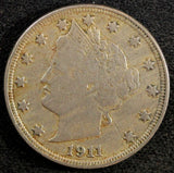 United States Copper-Nickel 1911 5 Cents KM# 112  (23 281)